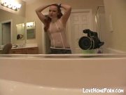 Busty teen takes a naked selfie 1/16