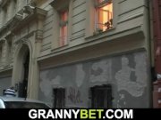 Old bitch pleases hot-looking young stud 6/16