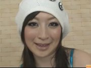 Asian babe stripping off in her spandex 2/16