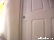 Teen trying out her new big toy 2/16