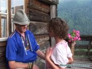 Curly German whore has all holes fucked 1/16