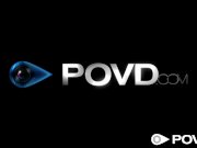 HD - POVD Girl gets kinky with a pink leash 1/16