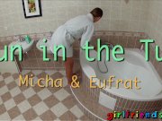 Girlfriends - Hot babes wash each other 1/16