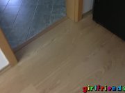 Girlfriends kissing in public then shower sex 5/16