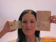 FakeAgent Big boobs amateur plays hard to get 2/16