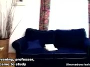 Two teens masturbate pussies for the teacher 2/16