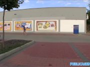 PublicAgent Babe fucks behind supermarket 1/16