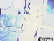 Petite Blonde Meaty Pussy Group Fucked in Por 4/16