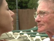 Lucky old perv assfucks young blonde Nikky T 2/16