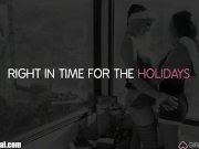GirlsTryAnal Holiday Lesbian Anal Fantasy 3/16