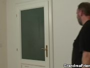 Her hairy old pussy is toyed and fucked 8/16