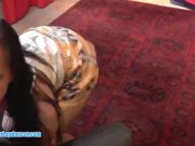 Sexy 18yo gypsy do blowjob and gets fingering 2/16