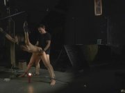 Aspen hard fucked and spanked in basement 9/16