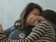 Brunette beauties cum for each other 1/16