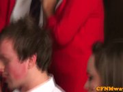 Femdom schoolbabes jerking student 8/16