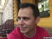 Moaning grandma rides young meat 5/16