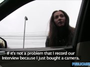 PublicAgent Sex in the car with a hitch hiker 1/16