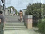 Naughty martina shows her slim body in public 11/16