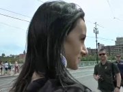 Naughty martina shows her slim body in public 8/16