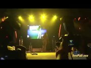 Doll fucks with dildo on stage 9/16