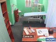 FakeHospital doctor makes sure patient is wet 1/16