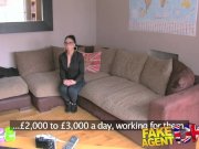 FakeAgentUK Both cock and bollocks in mouth 3/16