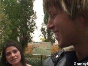 Old granny prostitute picked up for play 3/16