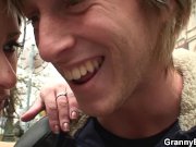 Old granny prostitute picked up for play 6/16