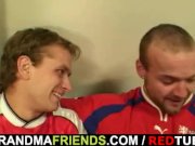 Two football fans share old bitch 6/16