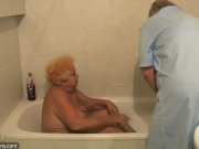 OldNanny Hot amateur mature showers old chubb 3/16