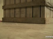 Female slave brought to orgasm and flogged 1/16