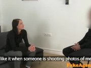 FakeAgent Super fit brunette takes Creampie 2/16