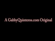 Horny MexiMILF Gabby Quinteros Bathroom Solo! 1/16