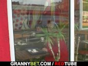 Huge grandma swallows his horny cock 5/16