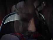 Big boobs slave metallic toyed and hot waxed  1/16