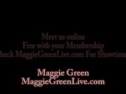 Busty Maggie Plays With Anal Beads! 16/16