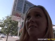 Hollie Mack's first interracial scene 3/16