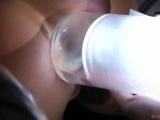 Anal plug and big injection for a bound slave 11/16