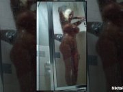 Nikita Von James takes a shower 15/16