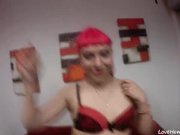 Redhead chubby woman 2/16