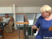 60 years old granny sucks and rides 3/16