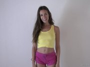 Petite casting cutie takes on big dick 1/16