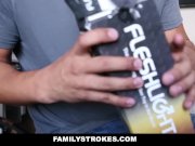 Step-Sister Fucks Brother With A Fleshlight 1/16