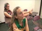 Cheerleaders triple handjob 5/16