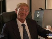 Crusty old boss fucks his 20 yo secretary 1/16