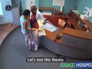 FakeHospital Doctor fucks patient on desk 7/16