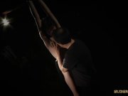 Tied and spread for bondage vibes 7/16