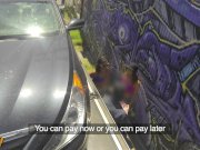 Bad Tow Truck - Threesome in the backseat 2/16