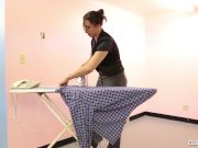 Hot housewife home handjob 1/16