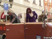 Hot grandma in stockings riding 4/16